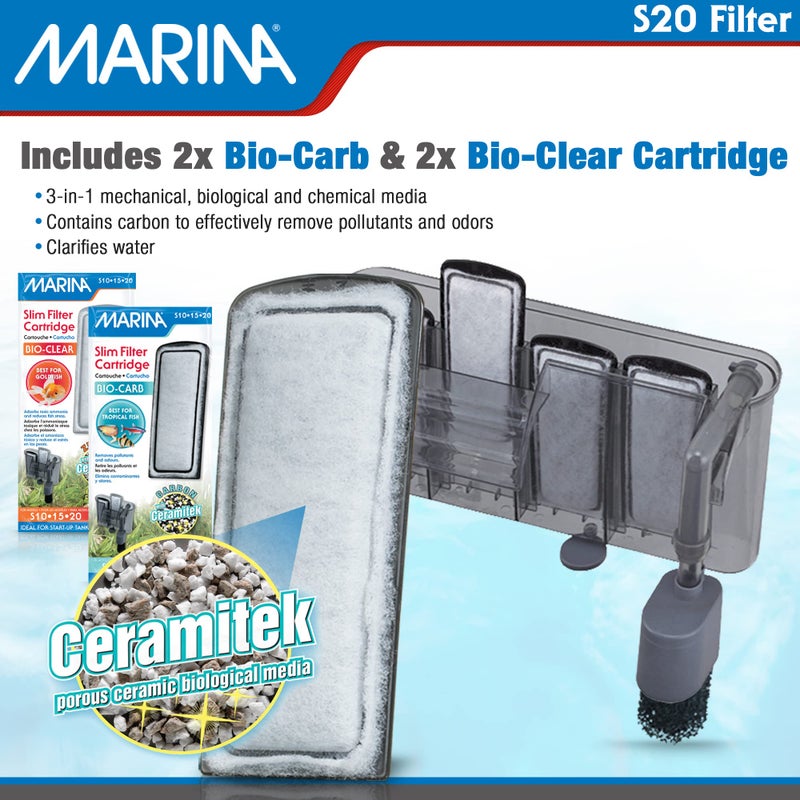 Marina S20 Power Filter,Grey - Image 5